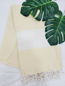 Beach/Bath Sand Free Towels-Easy Carry Quick Dry Thin Towel- Lemon