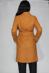 OVERSIZED BELTED JACKET WITH POCKETS - EEBRU