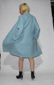 OVERSIZED BELTED JACKET WITH POCKETS - EEBRU