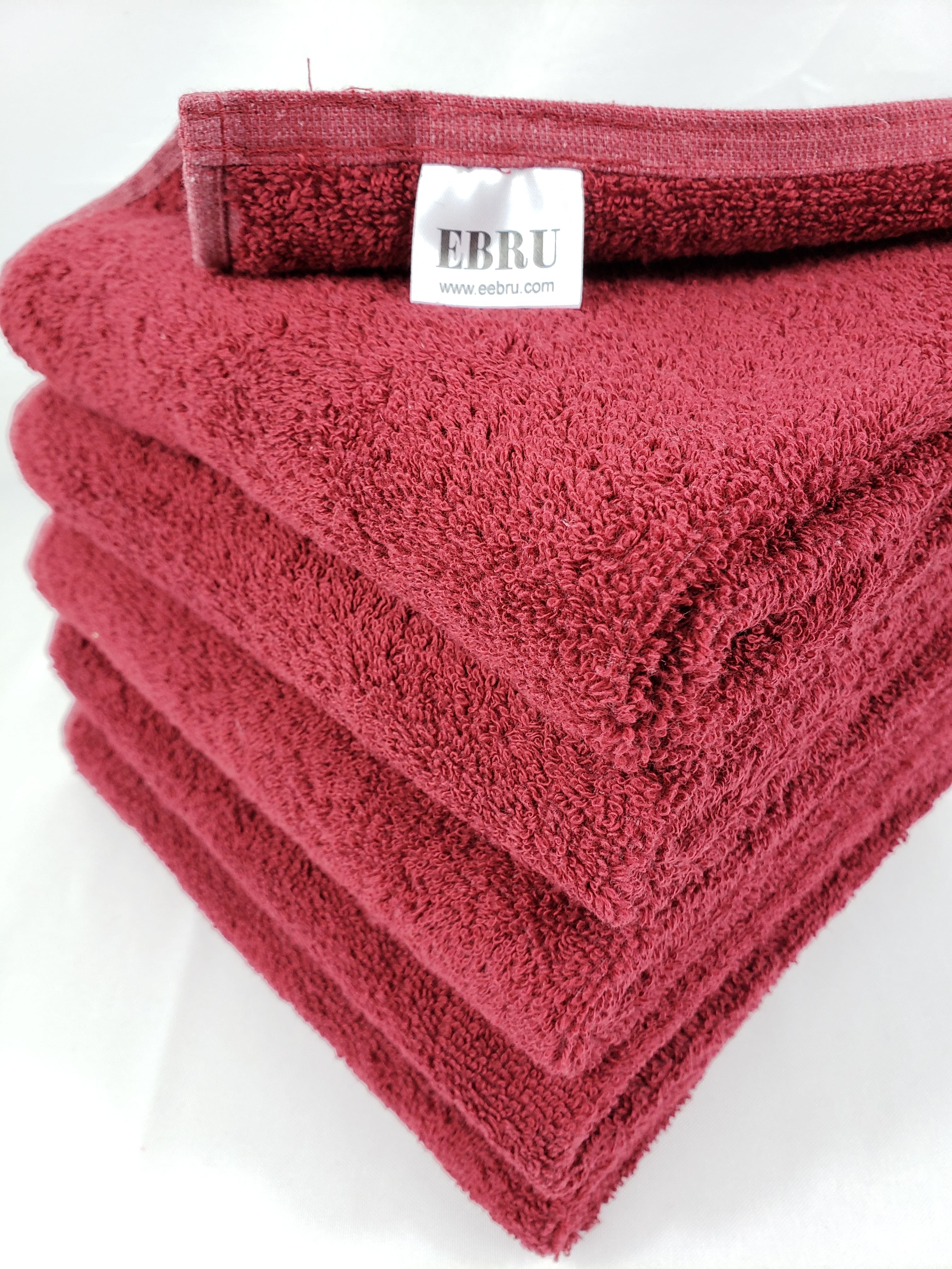 15X25 Wholesale Burgundy Salon Towels - Towel Super Center