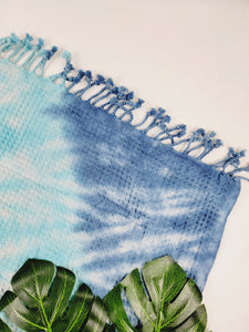 Bath Towel, Waffle Towel, Turkish Beach Towel, Handmade Tie dye