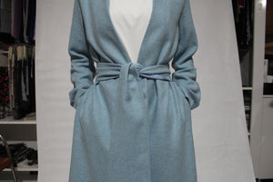 OVERSIZED BELTED JACKET WITH POCKETS - EEBRU